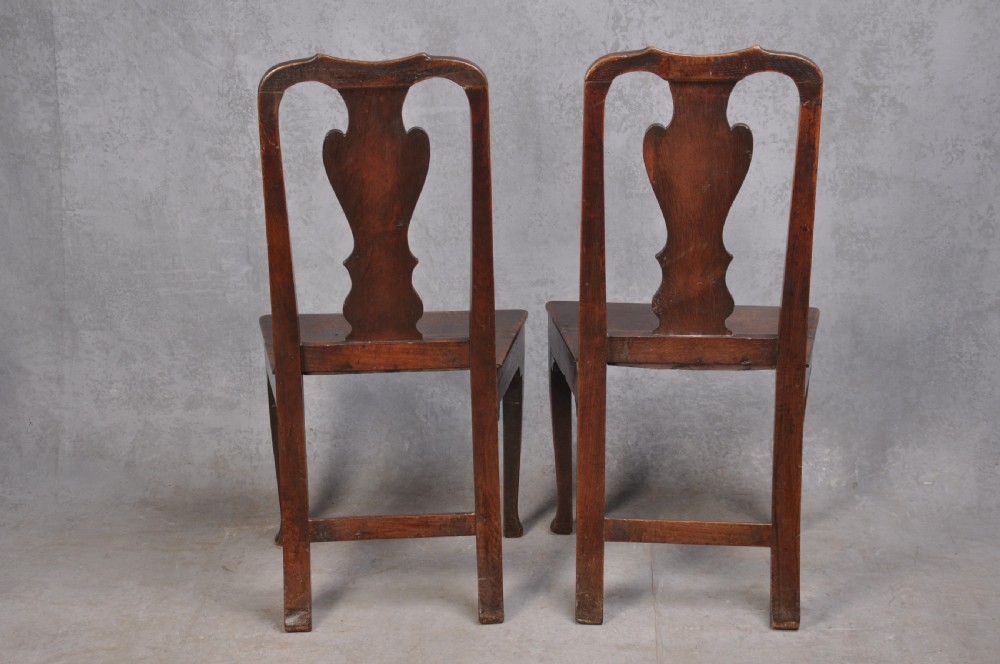 Pair Of Early 18th Century Oak Side Chairs View XII