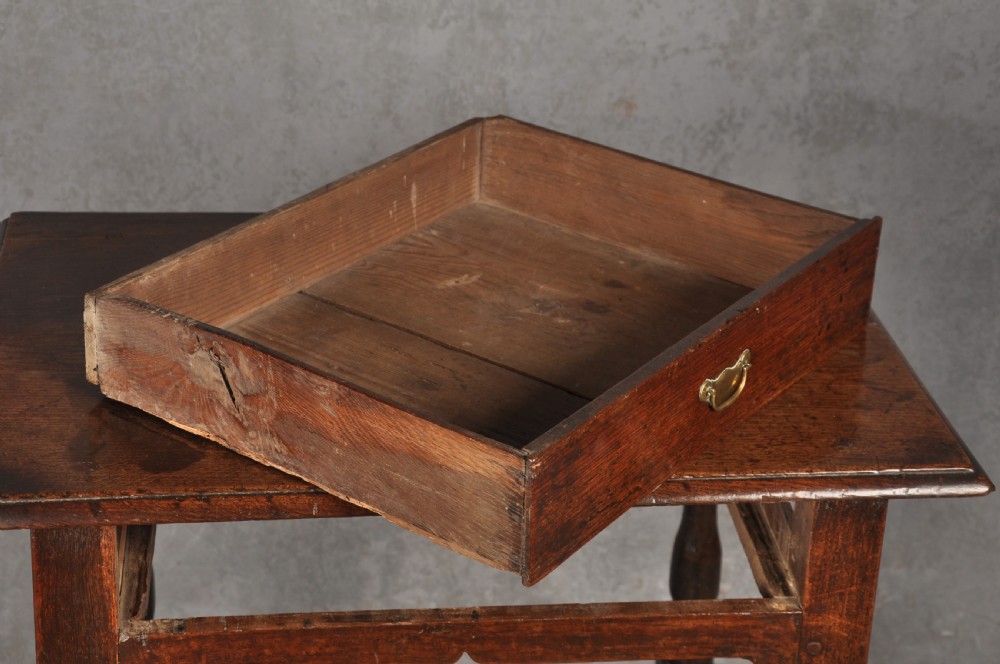 Small 17th Century Oak Side Table View VII