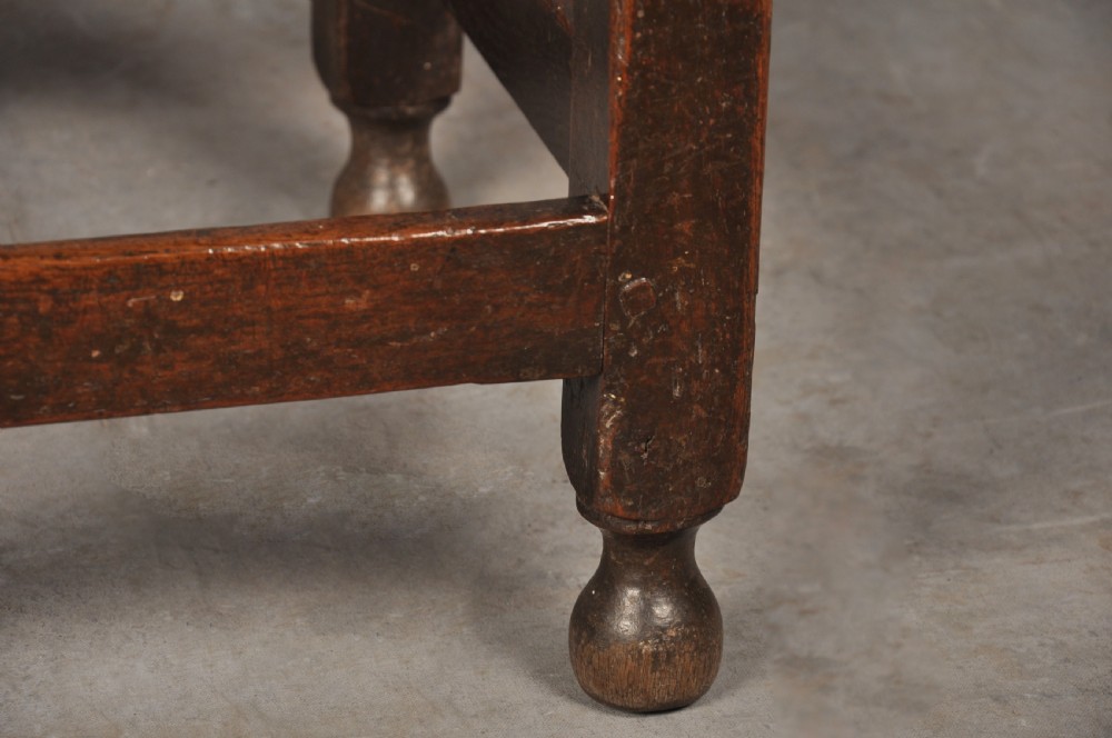 Small 17th Century Oak Side Table View VIII