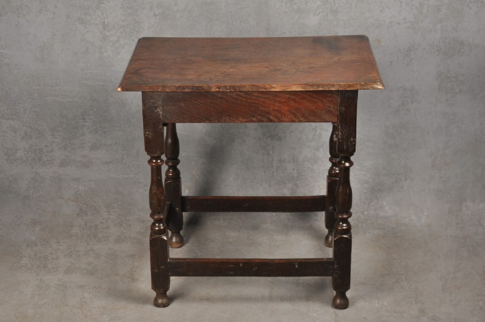 Small 17th Century Oak Side Table View X