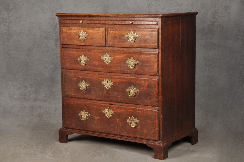 Small 18th Century Oak Chest Of Drawers  View III
