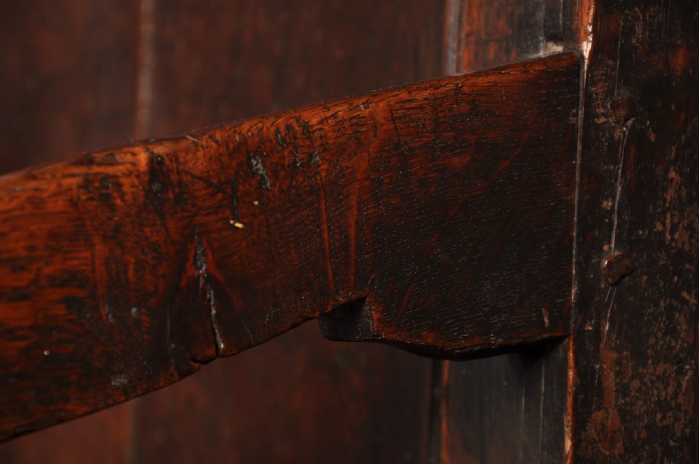17th Century Oak Box Settle  View IV