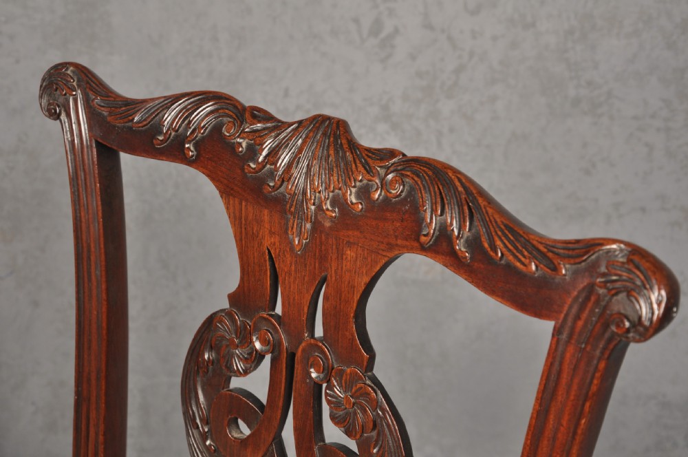 A Fine Pair Of George II Mahogany Side Chairs View IV