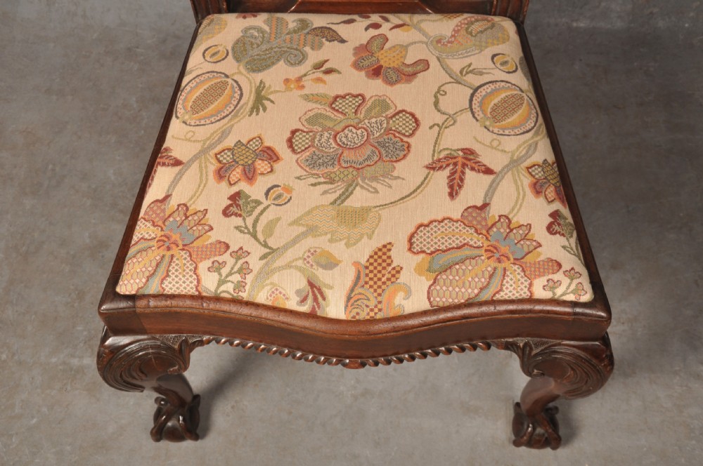 A Fine Pair Of George II Mahogany Side Chairs View VI