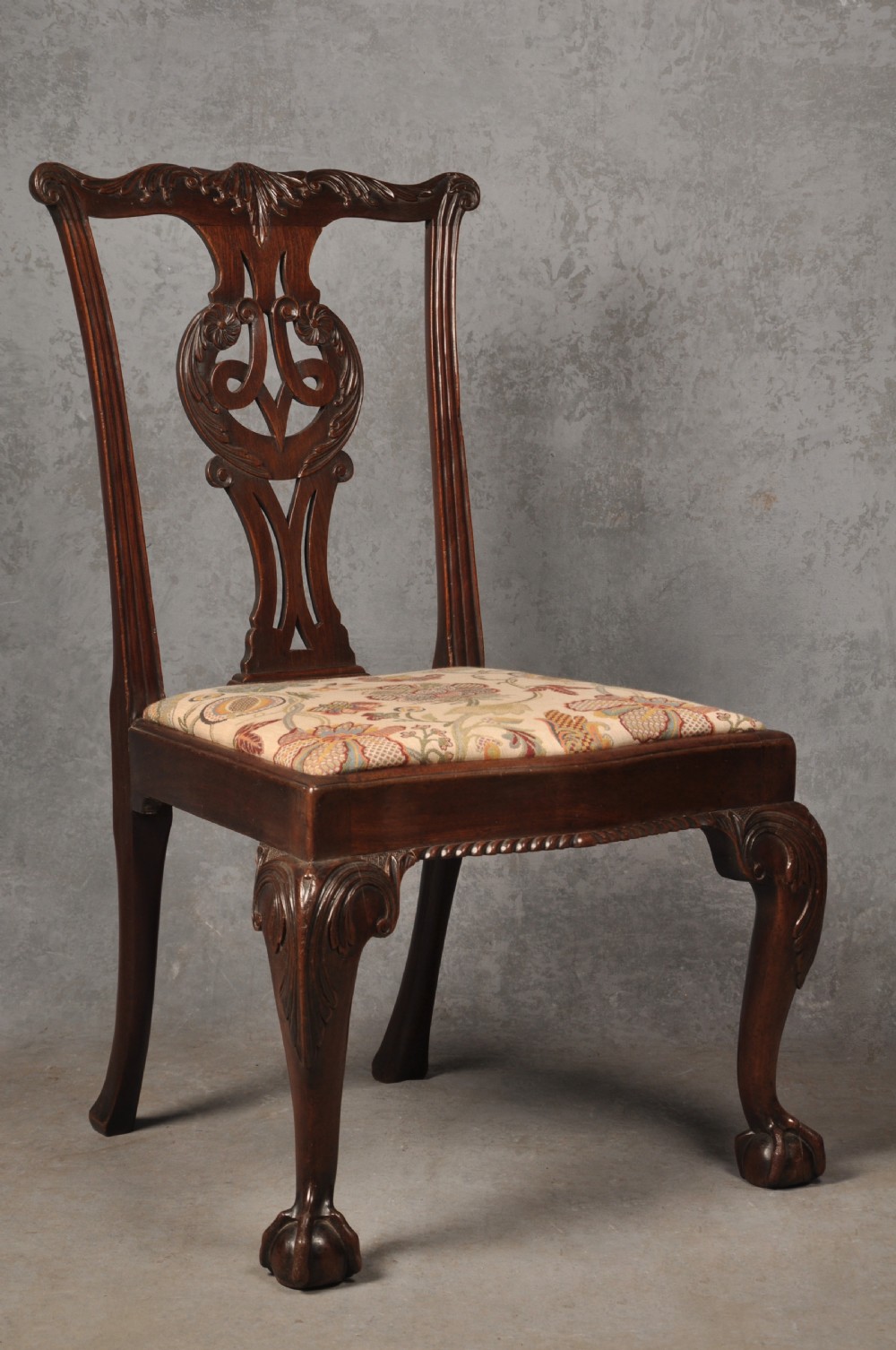 A Fine Pair Of George II Mahogany Side Chairs View VIII
