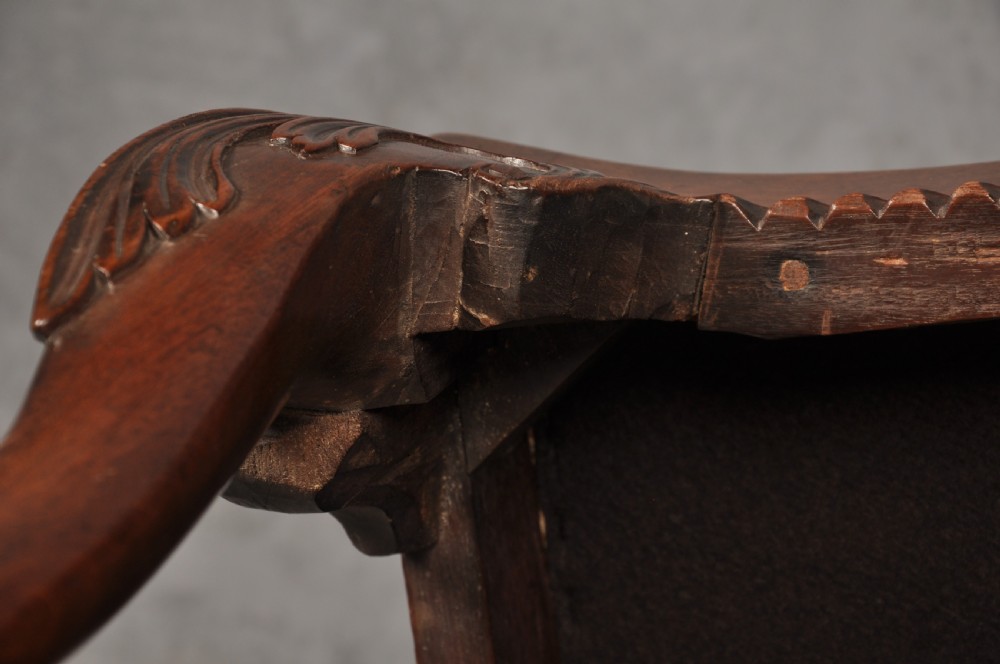 A Fine Pair Of George II Mahogany Side Chairs View XI