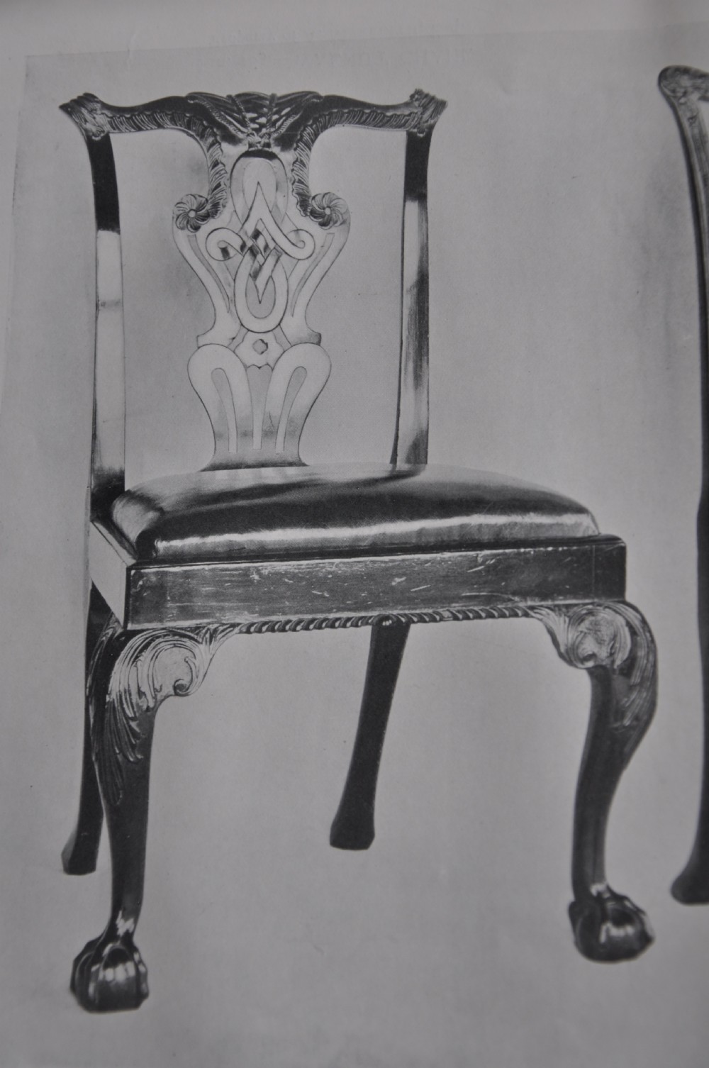 A Fine Pair Of George II Mahogany Side Chairs View XIII