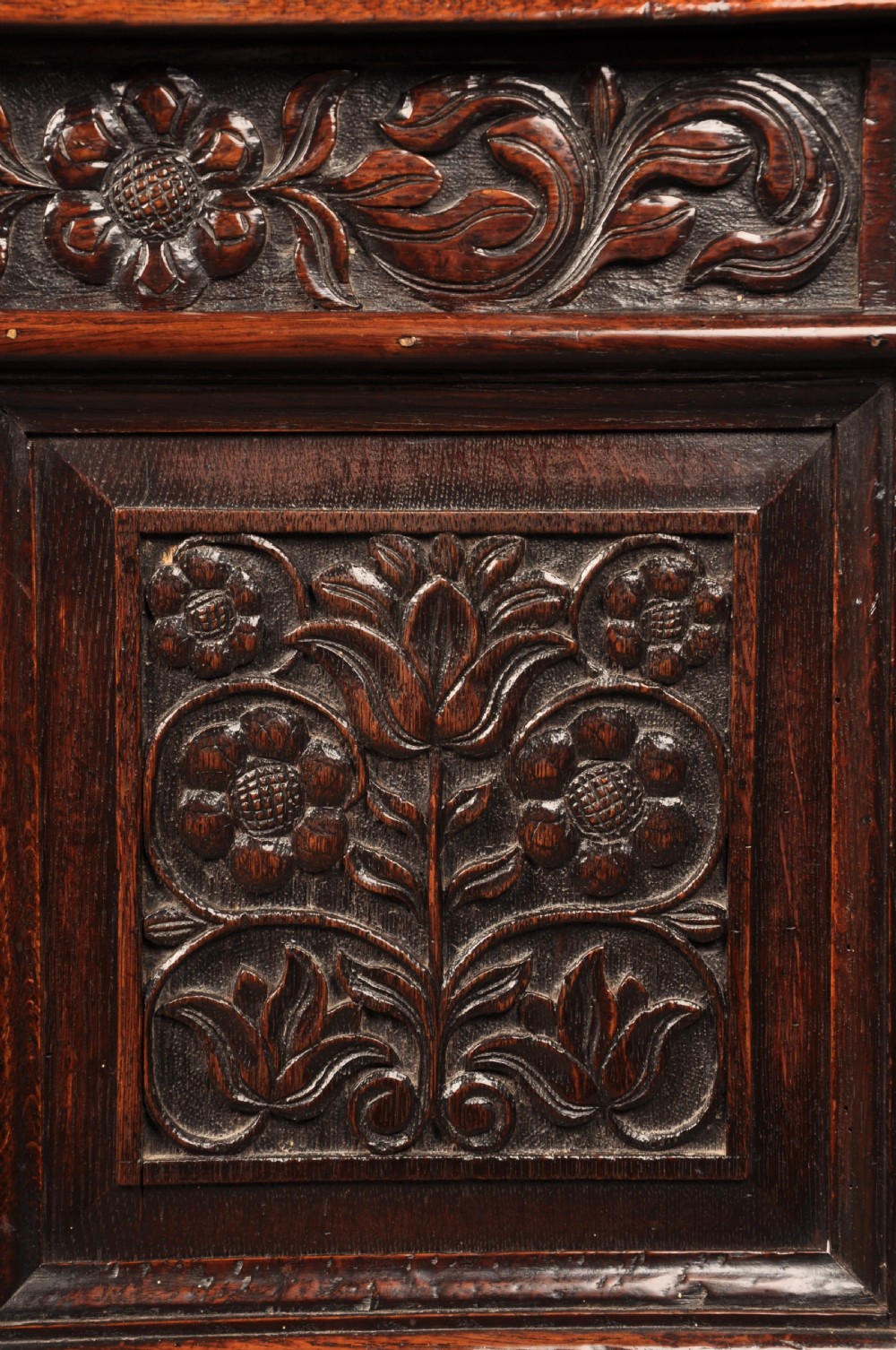 17th Century Oak Coffer View III