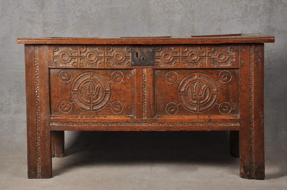 Small 17th Century Oak Coffer 