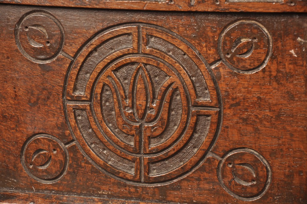 Small 17th Century Oak Coffer  View IV