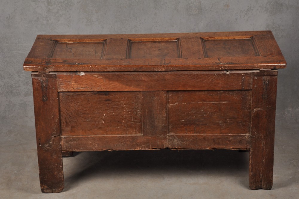 Small 17th Century Oak Coffer  View X