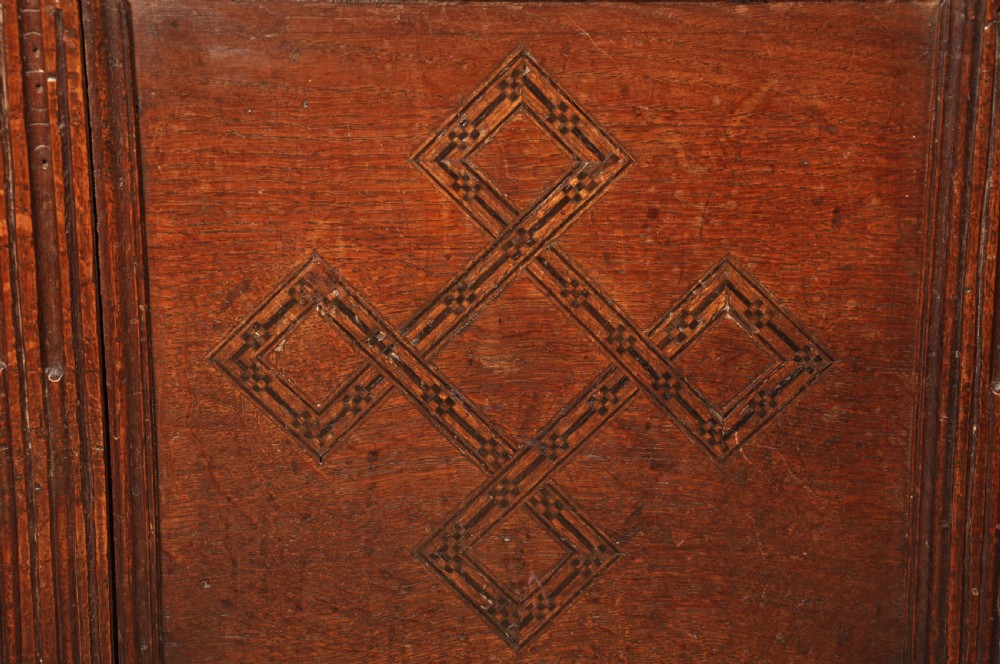 Small Early 17th Century Oak Coffer View V