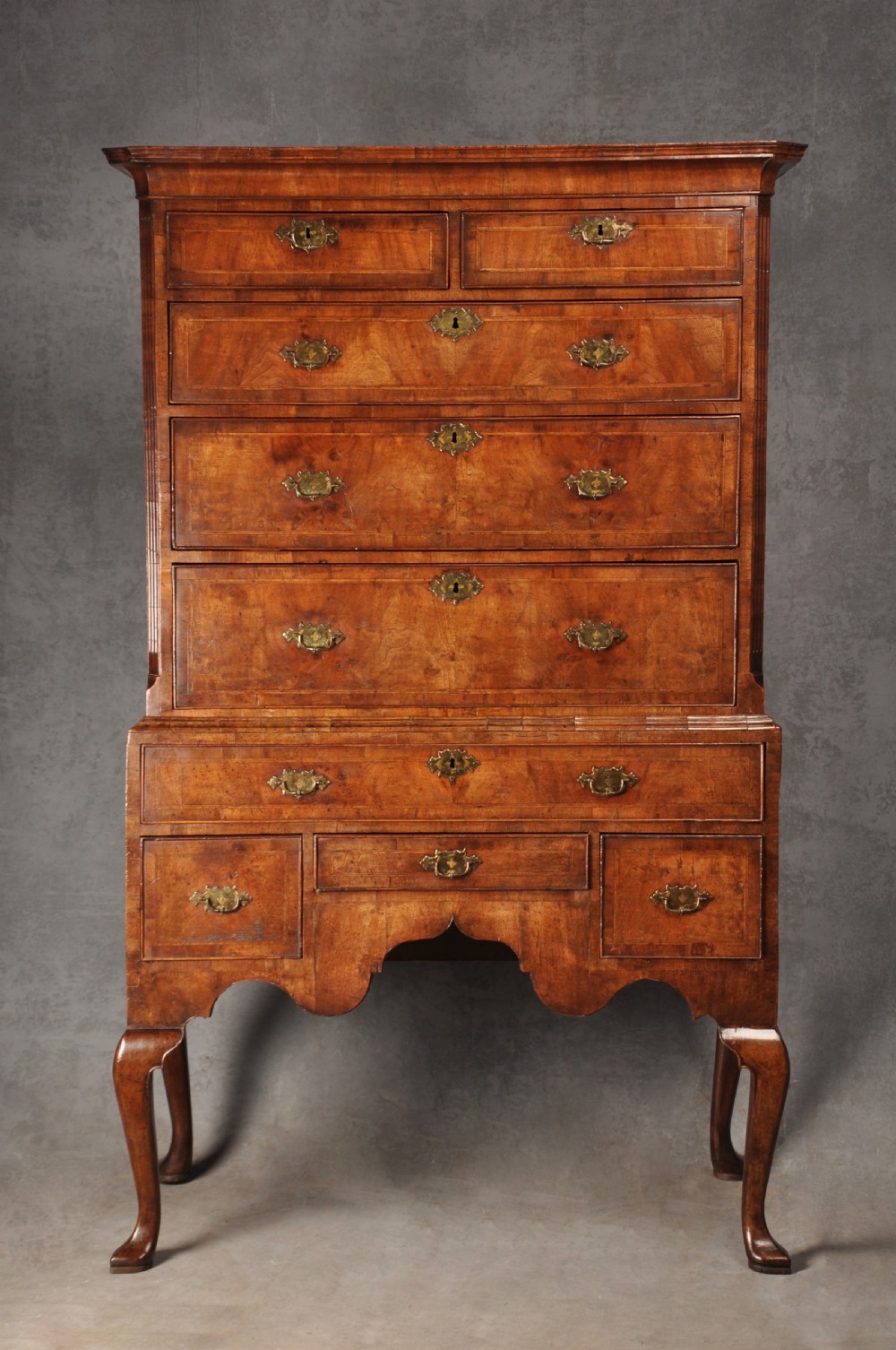Fine Early 18th Century Walnut Chest On Stand