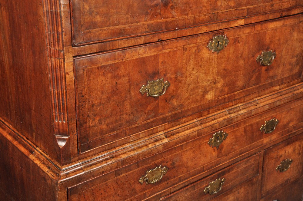 Fine Early 18th Century Walnut Chest On Stand View IV