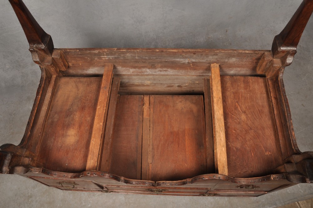 Fine Early 18th Century Walnut Chest On Stand View XIV