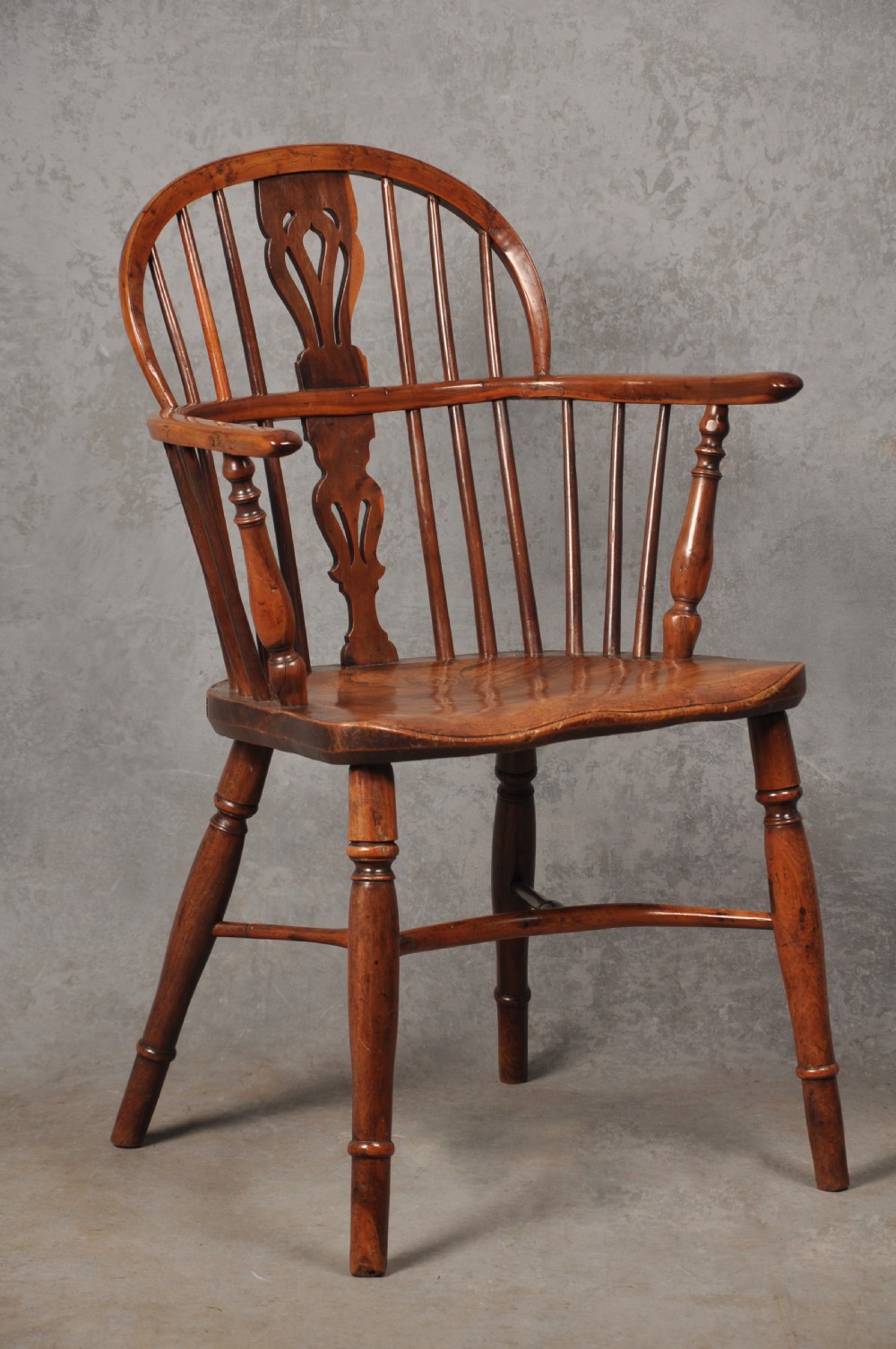 18th Century Yew Wood Windsor Chair 