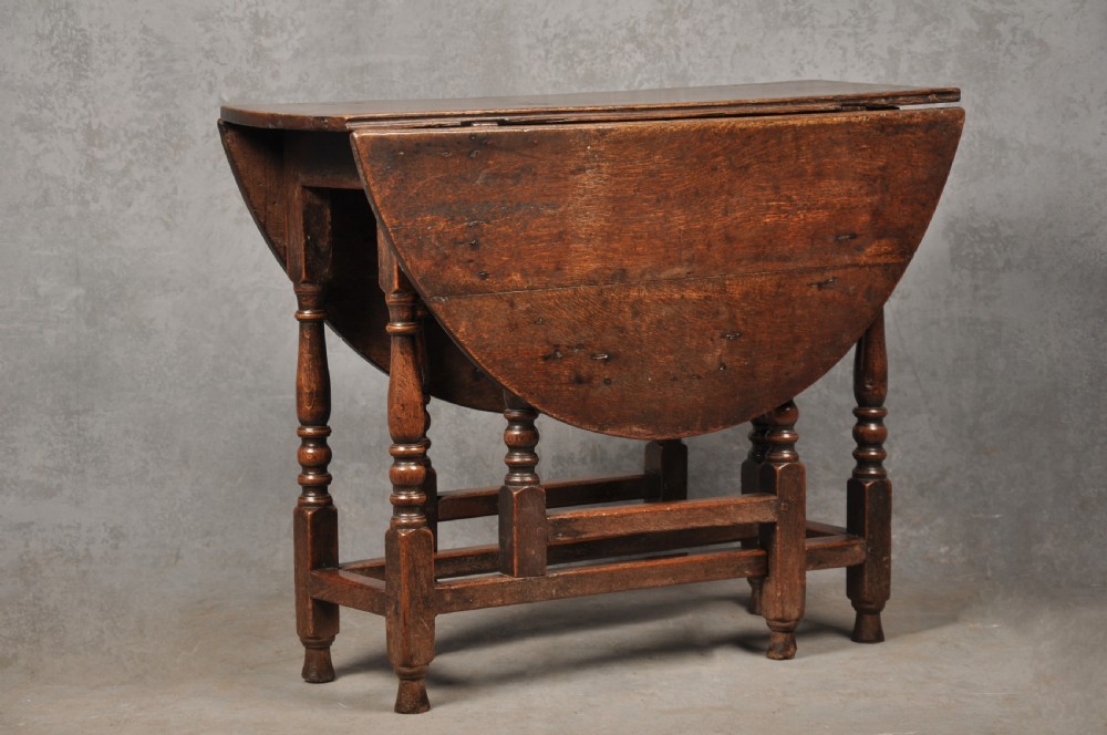 Small 17th Century Oak Gateleg Table View II