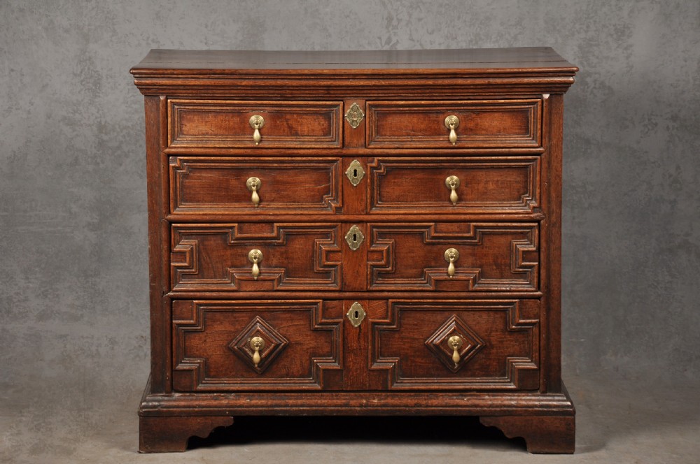 17th Century Oak Chest Of Drawers