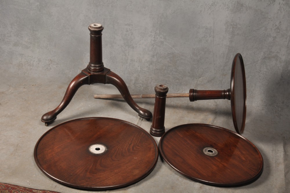 18th Century Mahogany Dumb Waiter  View V