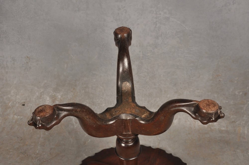 18th Century Mahogany Tripod Table View IX