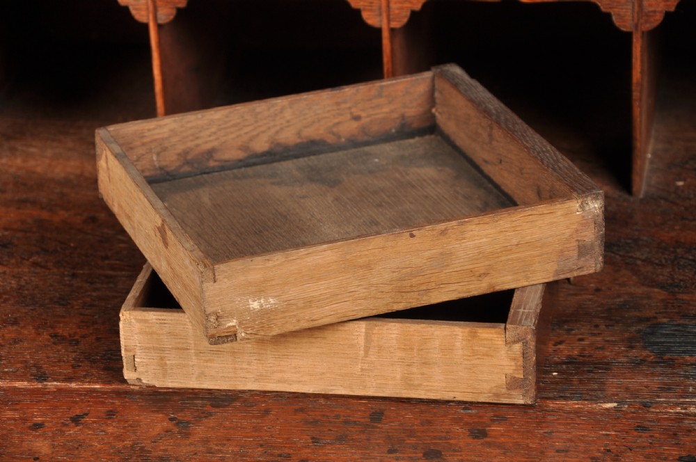 Small 18th Century Oak Bureau View X