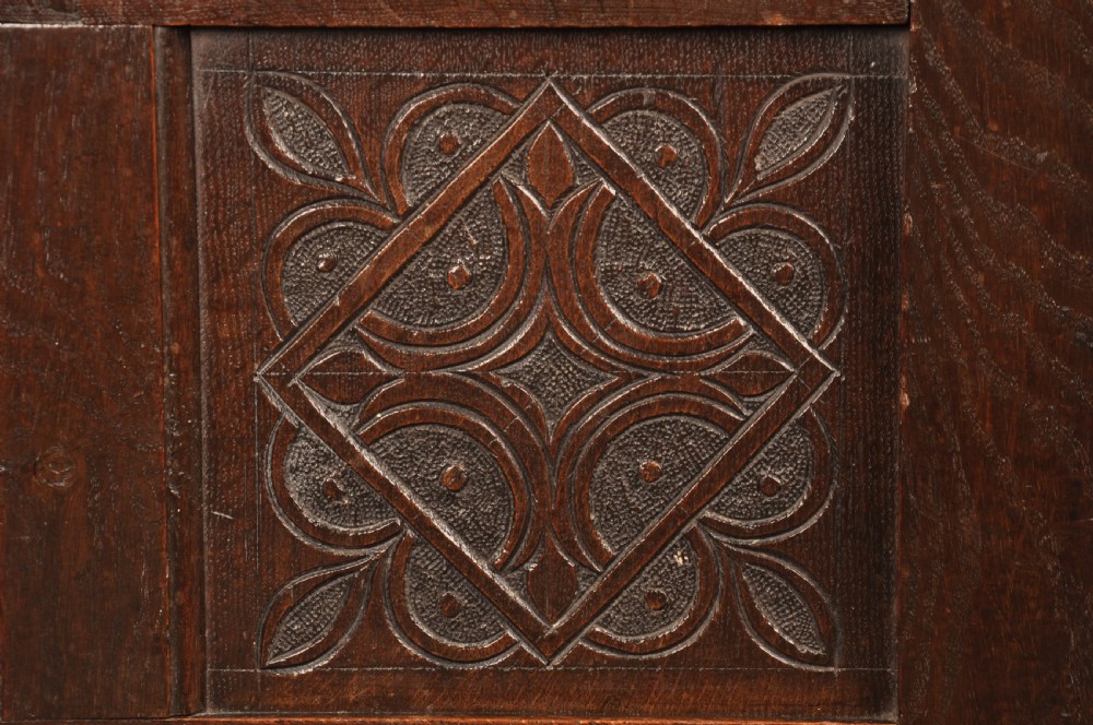 17th Century Oak Coffer View V