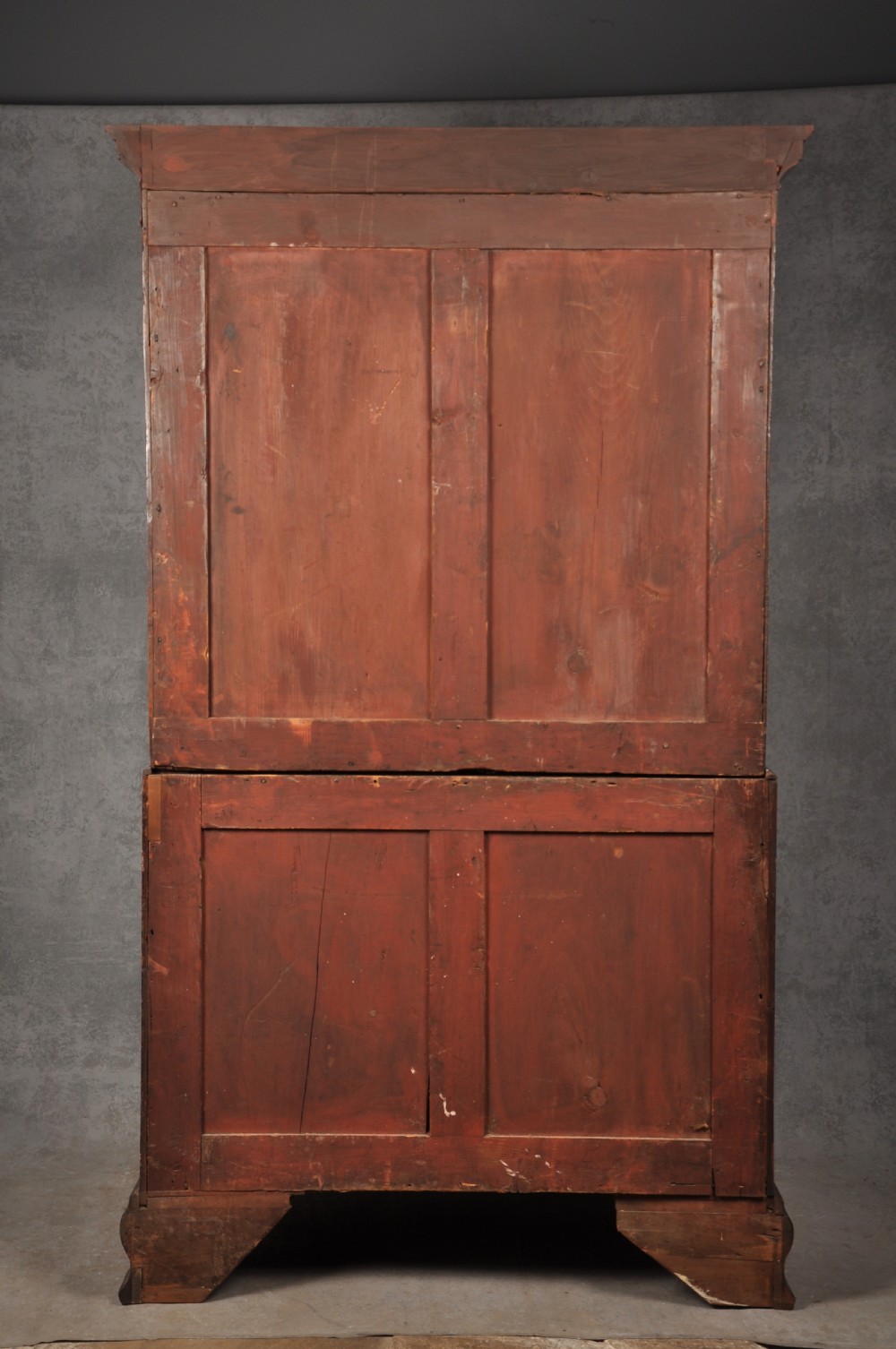 18th Century Mahogany Secretaire Tallboy View XVIII