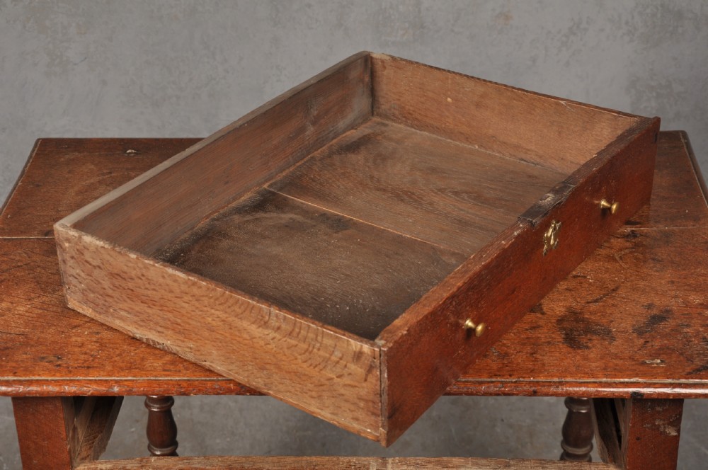 Small 17th Century Oak Side Table  View VIII