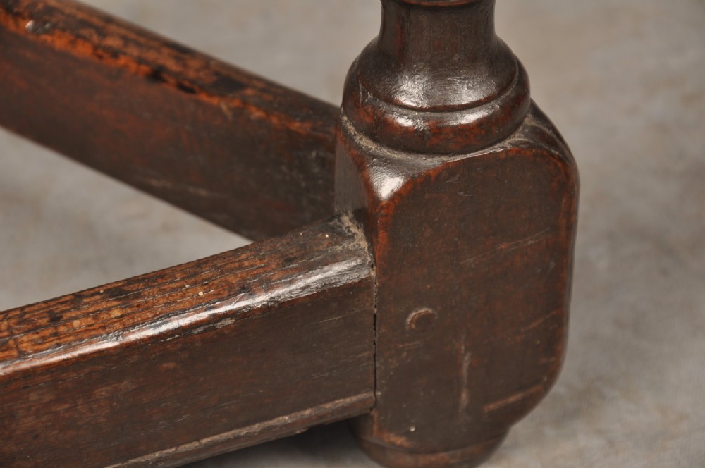 Rare 17th Century Oak Cricket Table View III