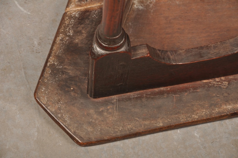 Rare 17th Century Oak Cricket Table View XI
