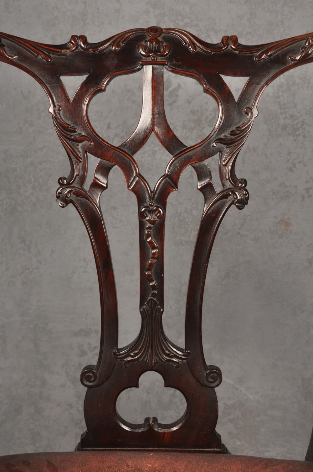 Large 19th Century Irish Mahogany Armchair View IX