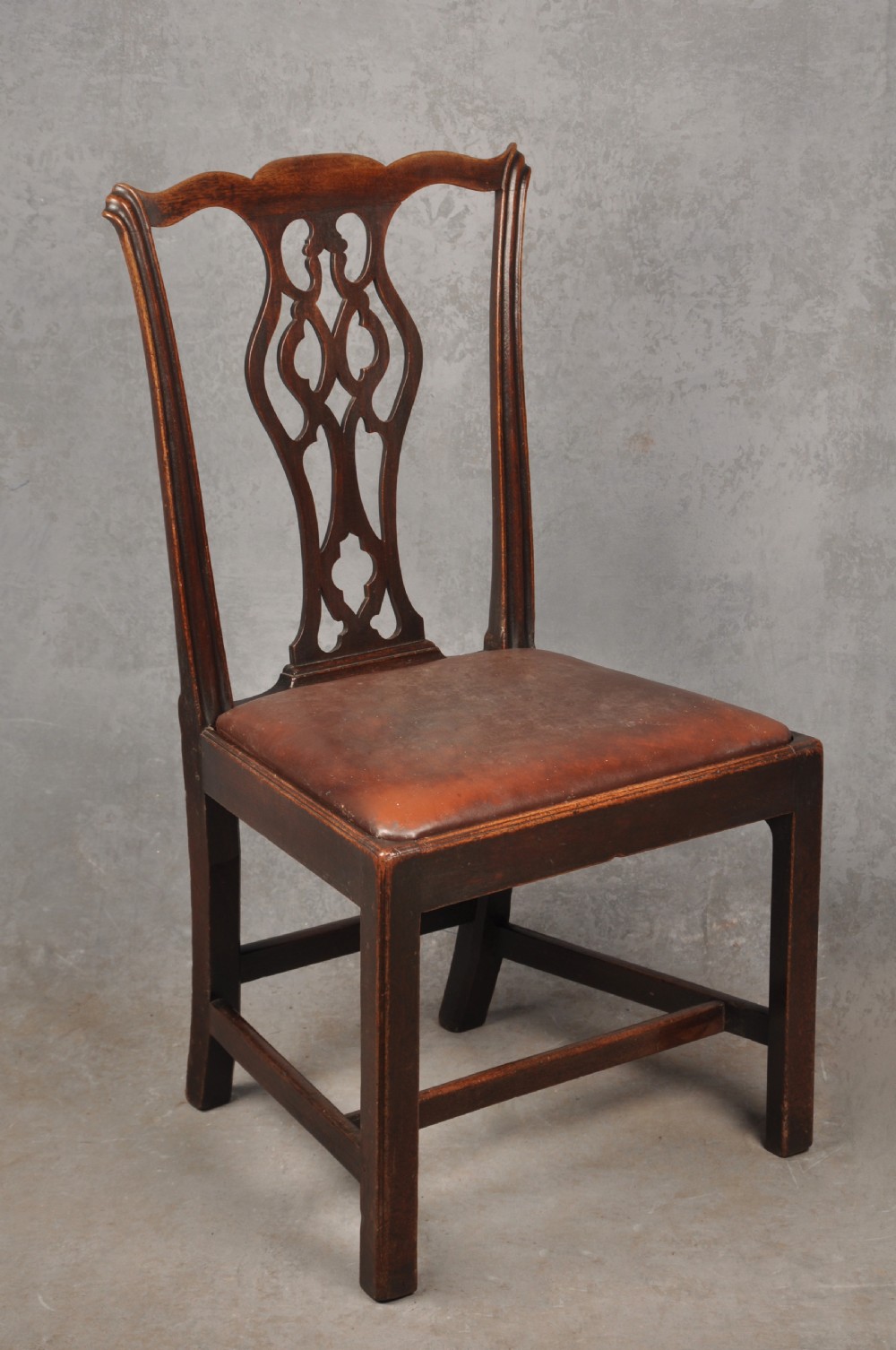 Set Of Six 18th Century Mahogany Chippendale Chairs View II