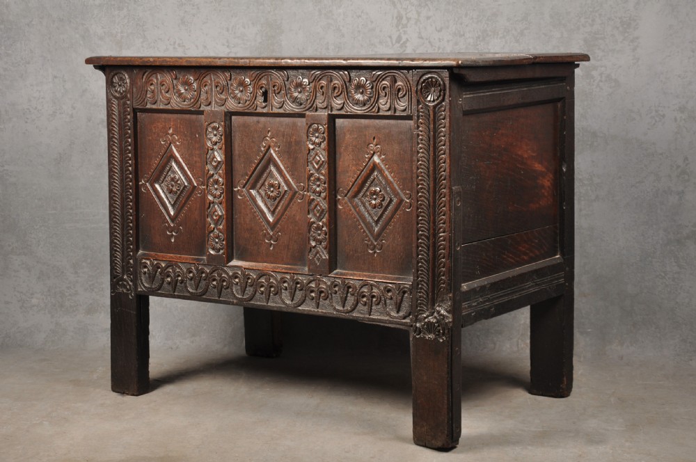 17th Century Yorkshire Coffer View II