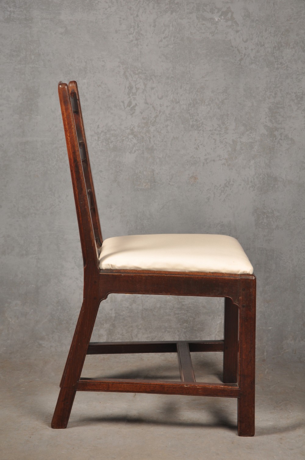 Four Fine 18th Century Mahogany Ladderback Chairs  View IV