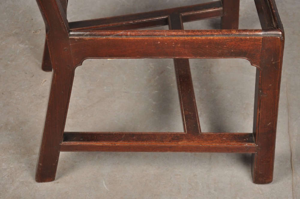 Four Fine 18th Century Mahogany Ladderback Chairs  View XVII