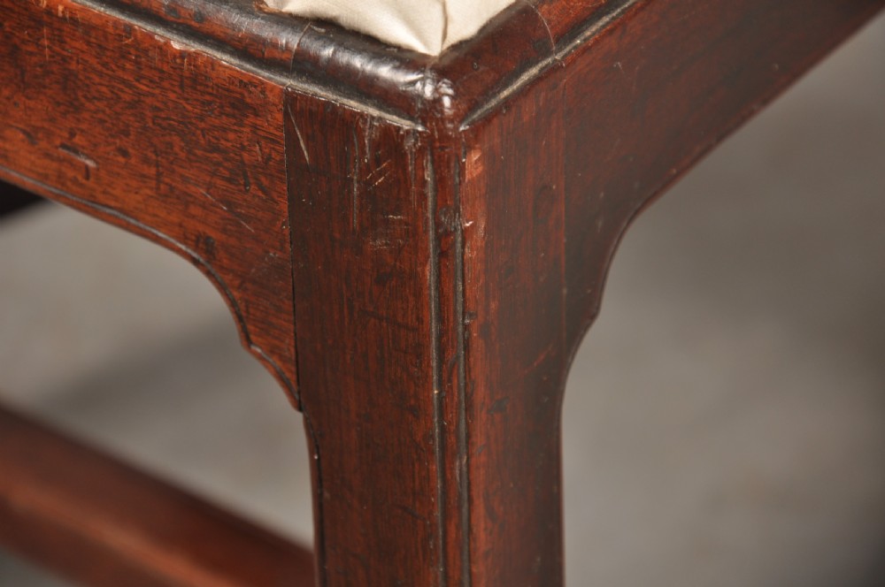 Four Fine 18th Century Mahogany Ladderback Chairs  View XX