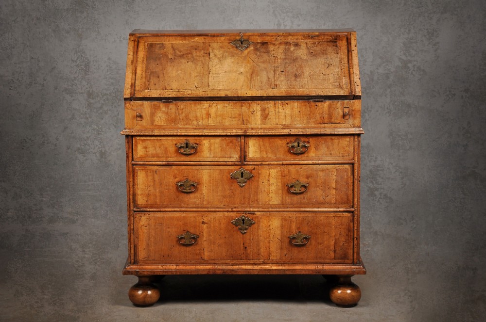 Small 17th Century Walnut Bureau