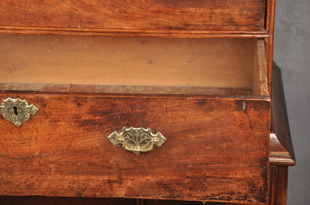 Early 18th Century Walnut Chest On stand View VI