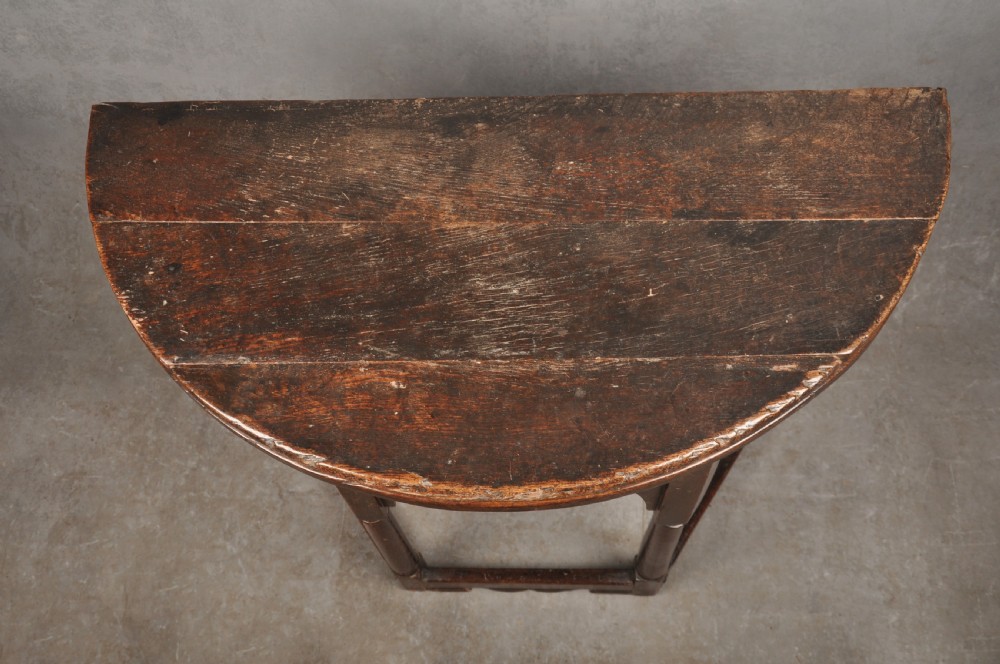 Early 17th Century Oak Credence Table  View X