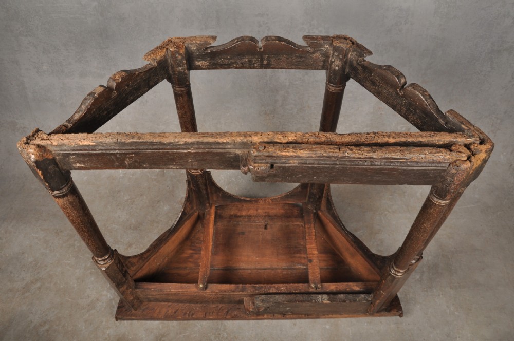 Early 17th Century Oak Credence Table  View XX