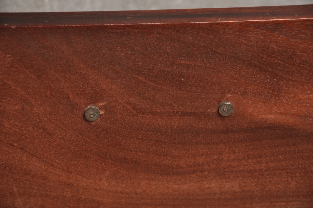 An 18th-century Georgian mahogany tallboy chest-on-chest featuring two stacked sections with brass swan-neck handles, dentil moulding, fluted canted corners, and bracket feet. View X