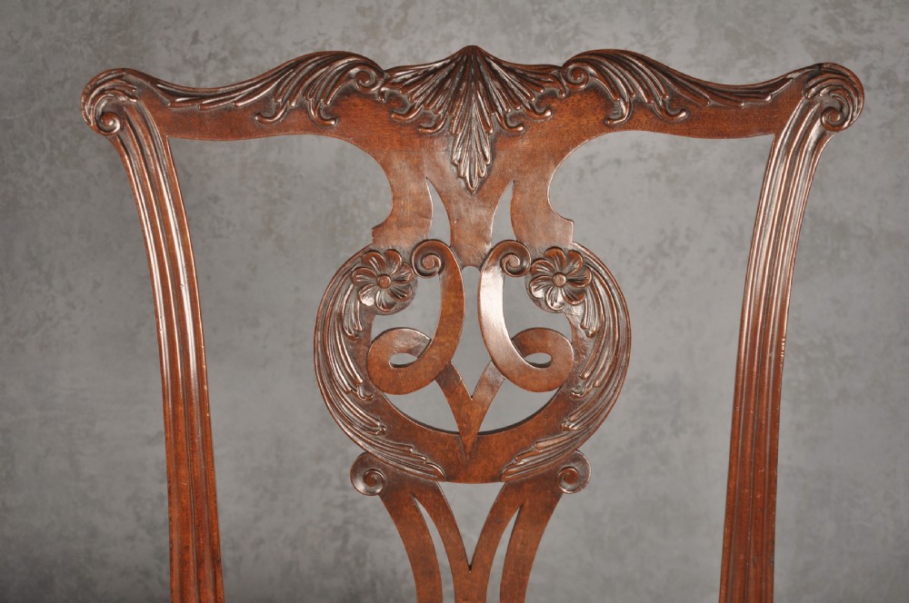 A Fine Pair Of George II Mahogany Side Chairs View IV