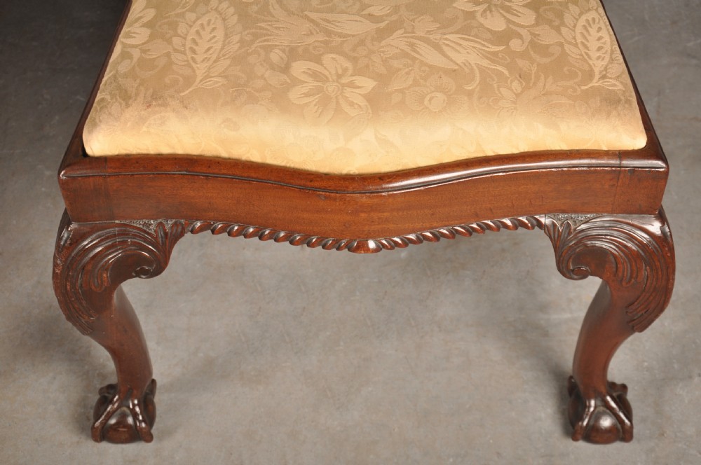 A Fine Pair Of George II Mahogany Side Chairs View IX
