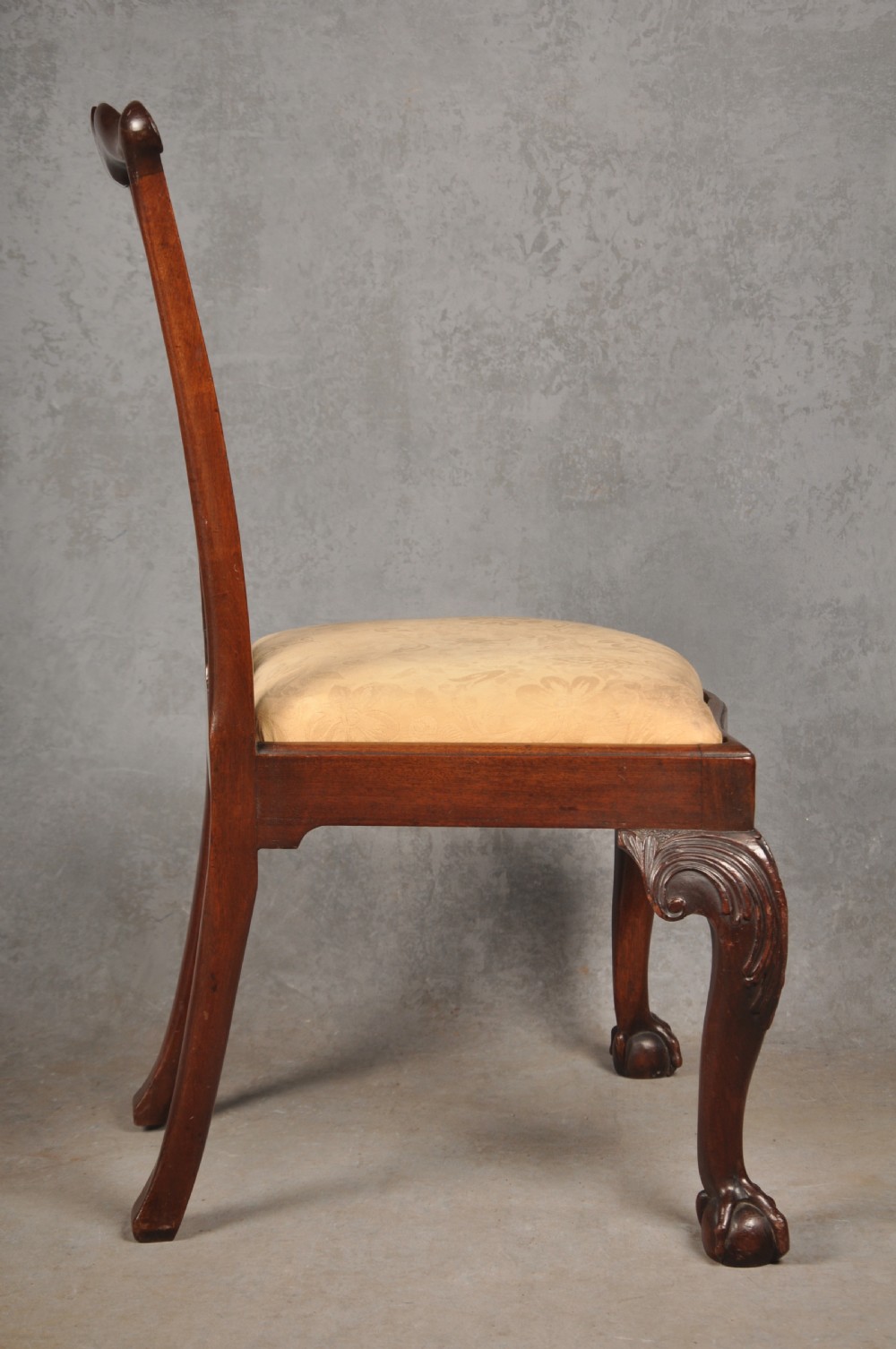 A Fine Pair Of George II Mahogany Side Chairs View X