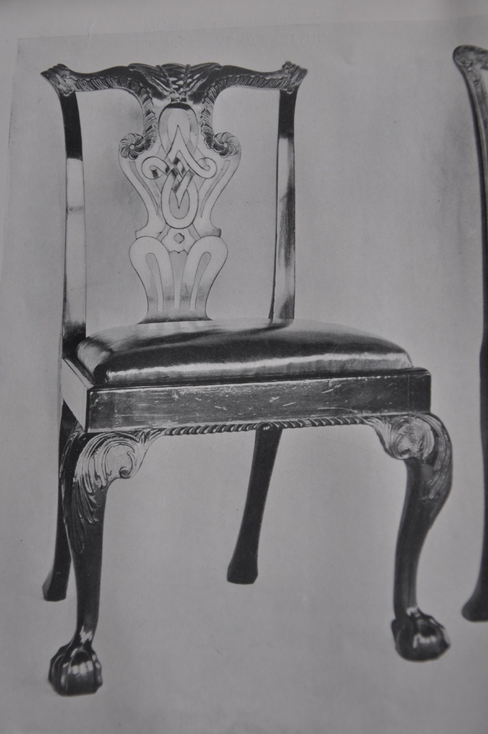 A Fine Pair Of George II Mahogany Side Chairs View XVI