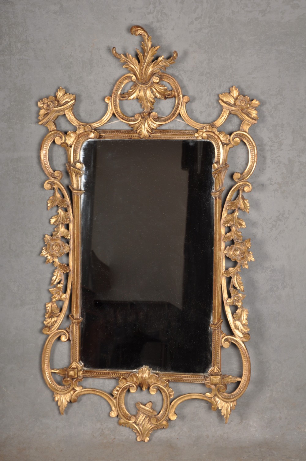 Chippendale Style Giltwood Mirror