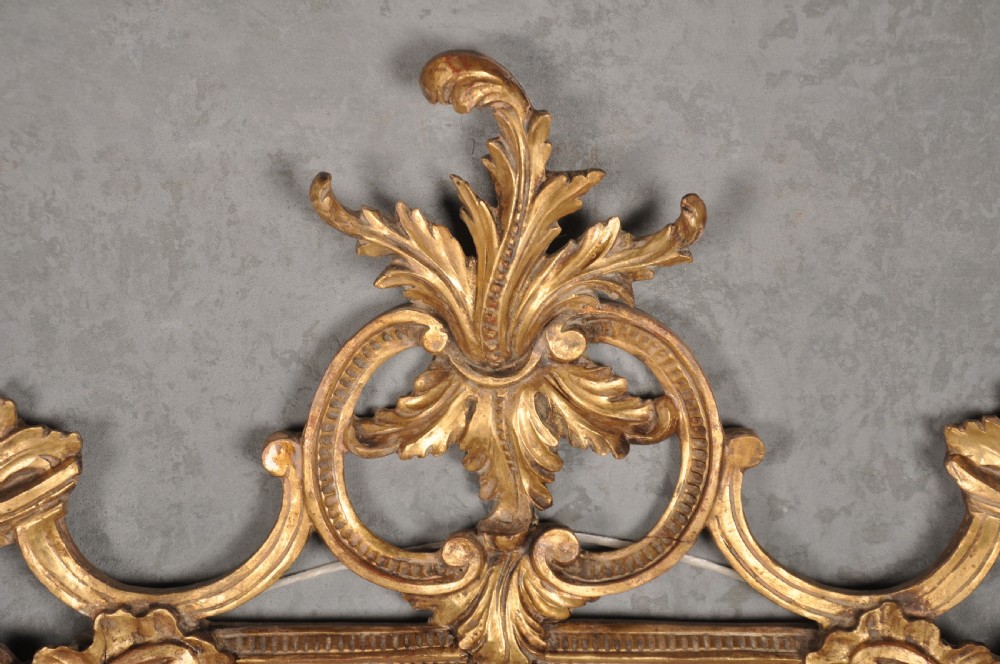 Chippendale Style Giltwood Mirror View II