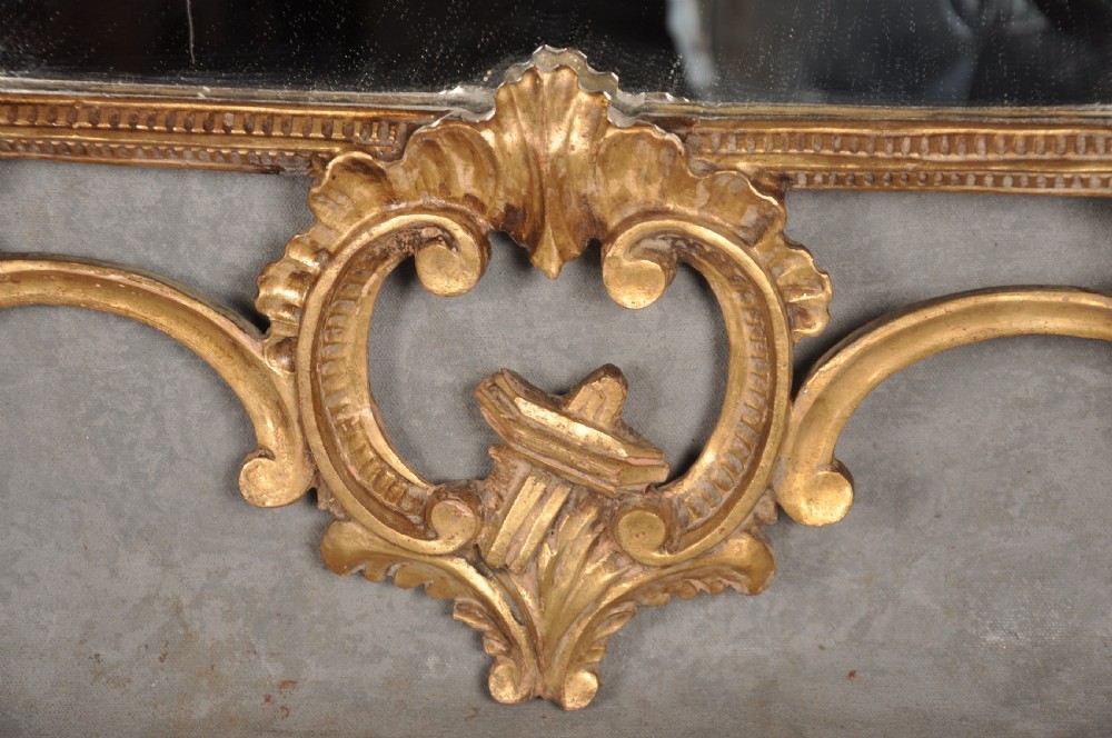 Chippendale Style Giltwood Mirror View III
