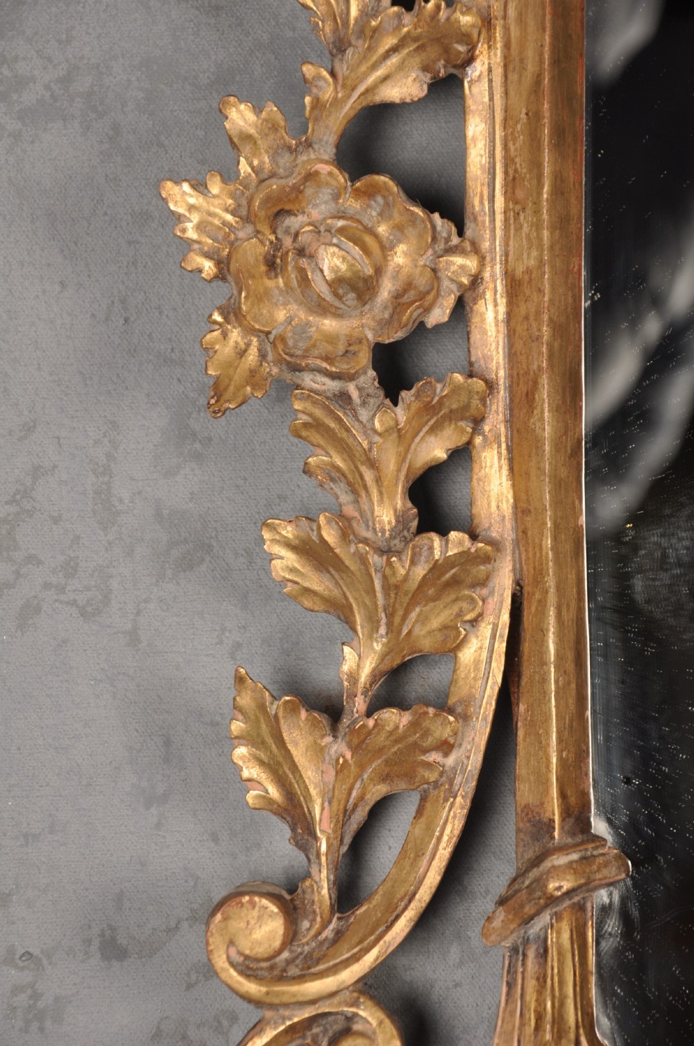 Chippendale Style Giltwood Mirror View IV