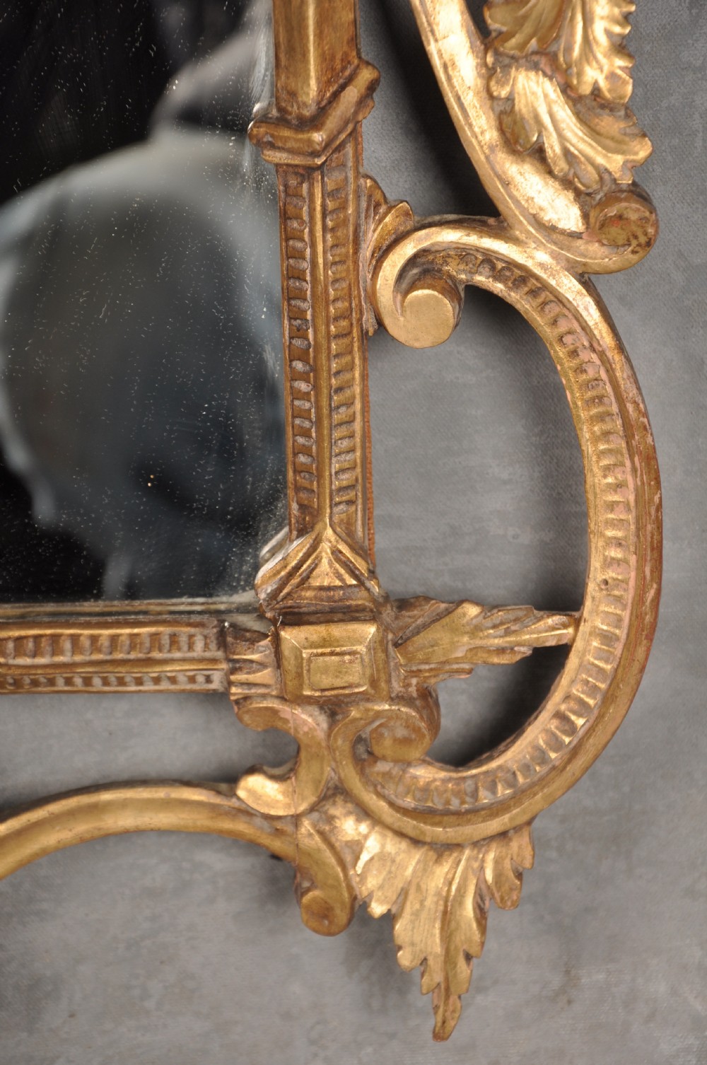 Chippendale Style Giltwood Mirror View V